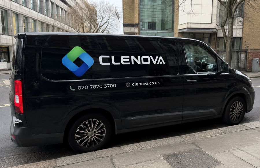 A photo of a Clenova Company Vehicle – Illustrative Image