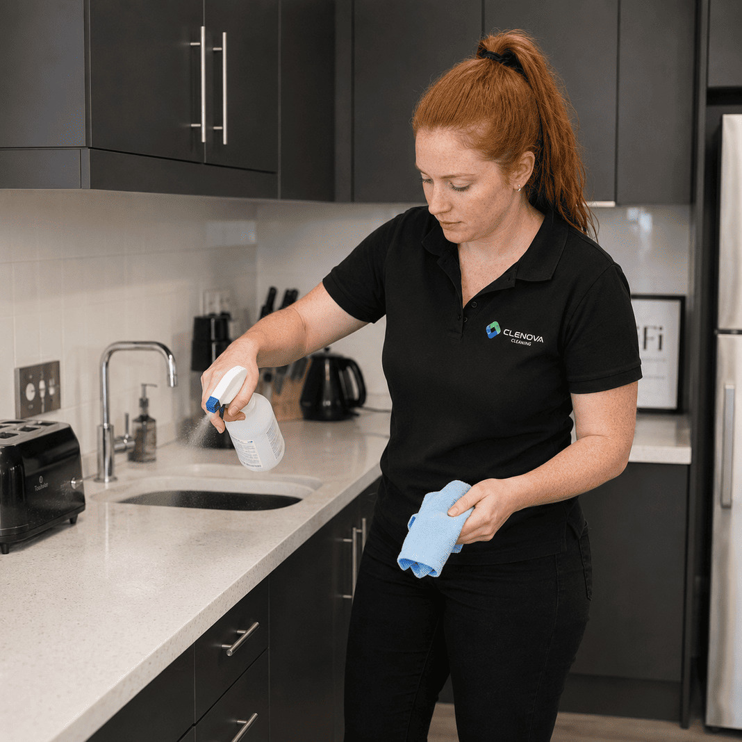 Property Management Cleaning – Kitchen clean – Illustrative Image