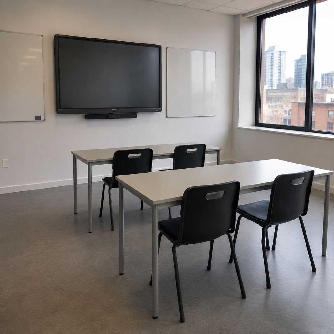 Clean education setting maintained to professional hygiene and compliance standards
