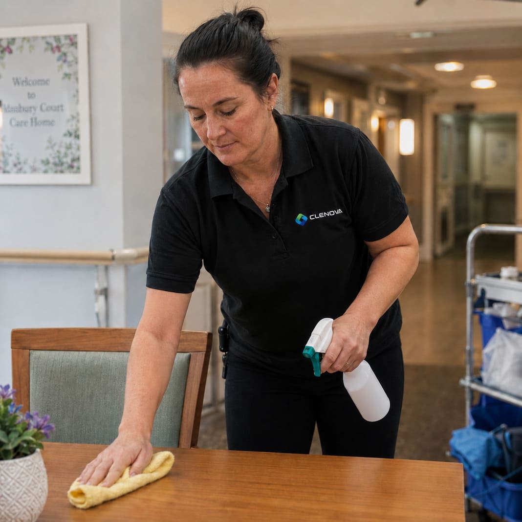 Care Home Cleaning – Illustrative Image