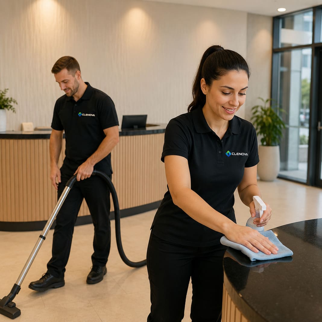 Care Home Cleaning team – Illustrative Image