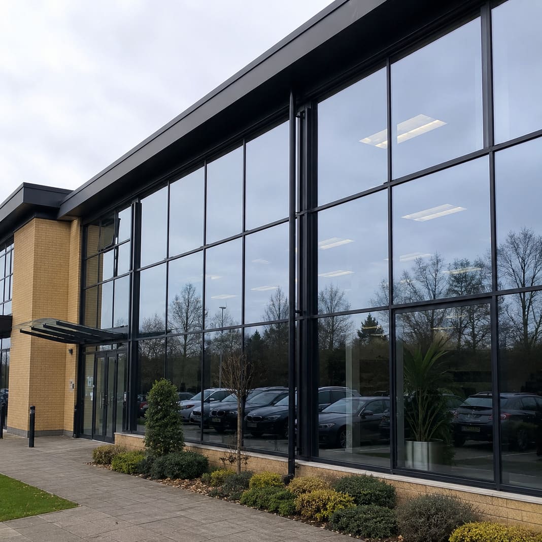Post Commercial Window Clean - Illustrative Image