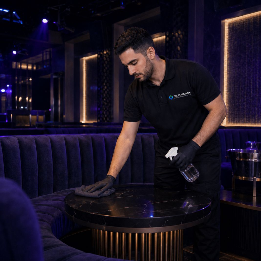 NEW Bar cleaning in London - Illustrative Image
