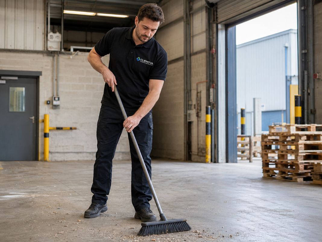 NEW Distribution Centre Floor Care warehouse cleaning in London - Illustrative Image
