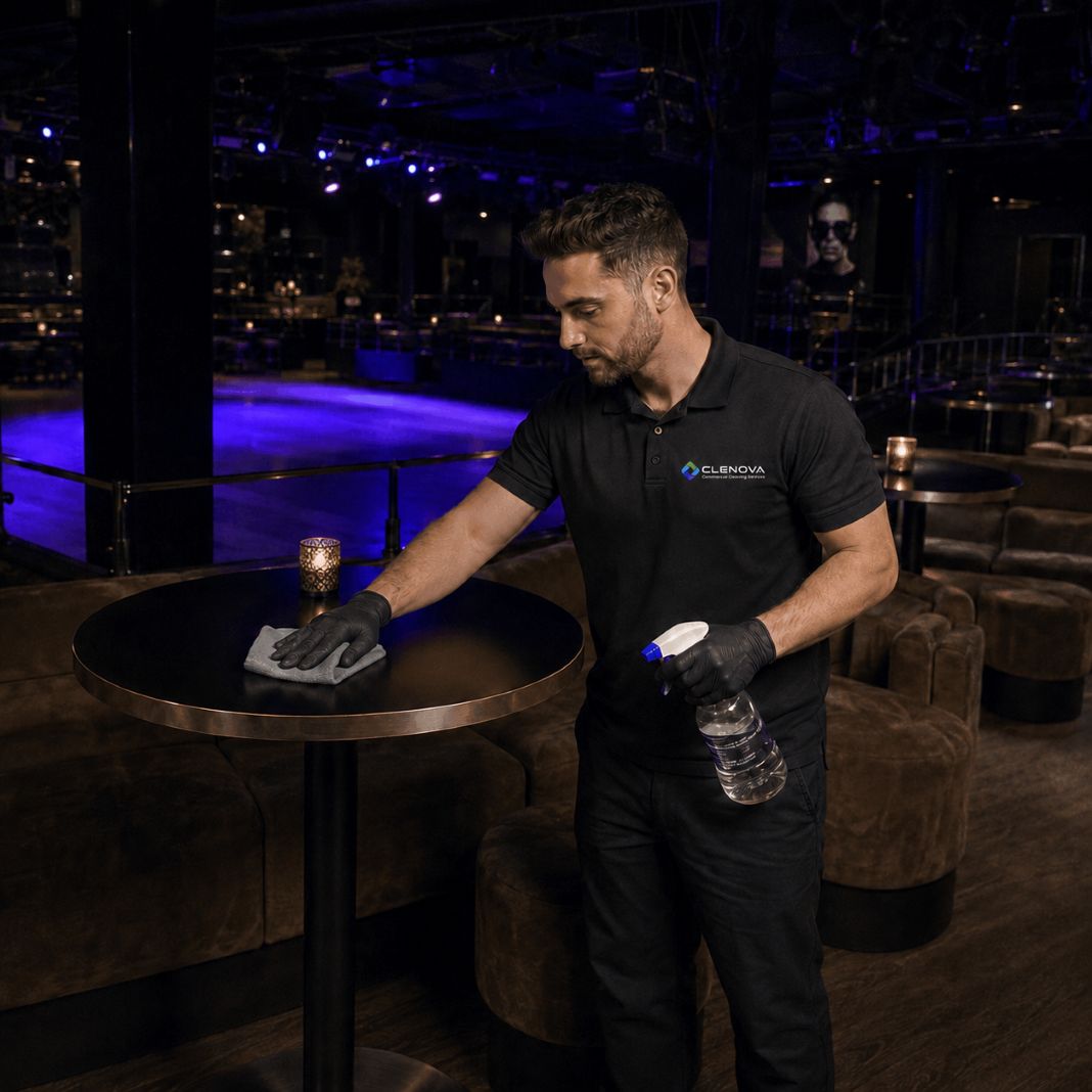 NEW Nightclub cleaning in London - Illustrative Image