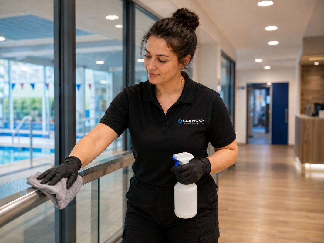 NEW Sports centre cleaning - illustrative image