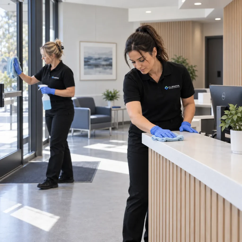 CQC Cleaning Clinic Reception - Illustrative Image